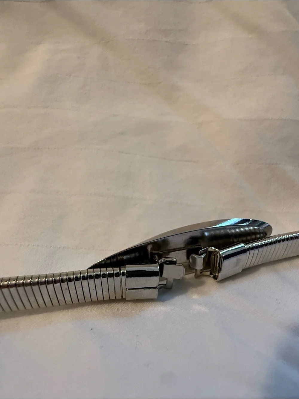 Sterling Silver Omega Snake Chain Belt